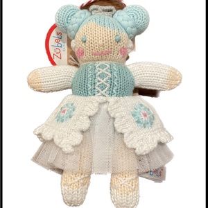 Zubels 7” Ice Princess Doll Rattle